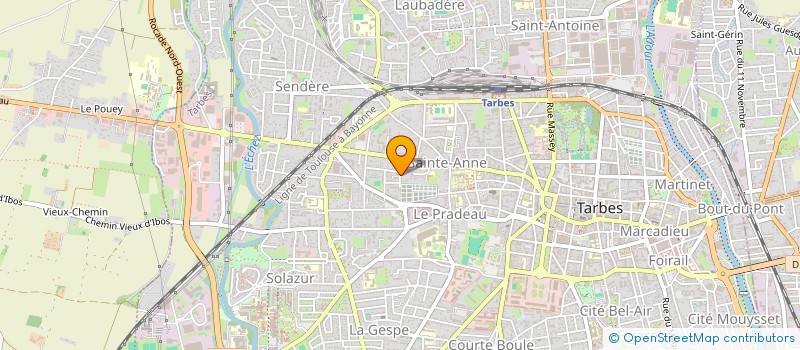 localisation de l'entreprise DARRIEUSSECQ DAVID & GOUIN EMILIE  TARBES