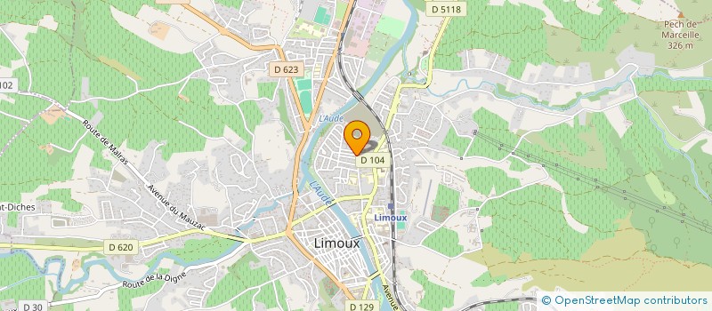 localisation de l'entreprise DARRIGO SERVICES DE NETTOYAGE  LIMOUX