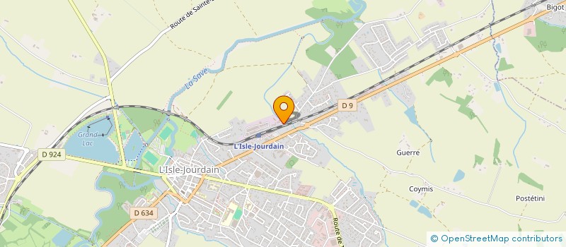 localisation de l'entreprise DARRIS SERVICES à L'ISLE-JOURDAIN
