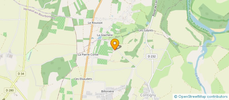 localisation de l'entreprise DARROU  CONTIGNY