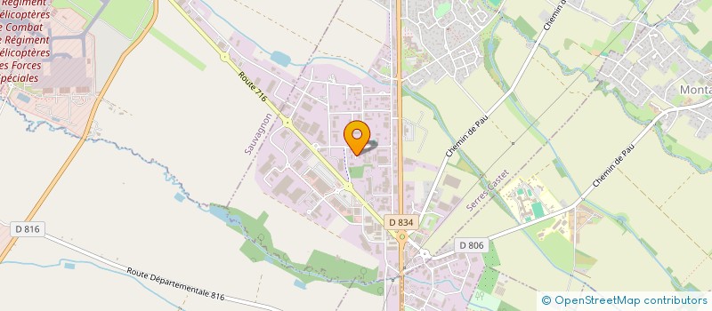 localisation de l'entreprise DARROUZIN ELECTRICITE à SERRES-CASTET