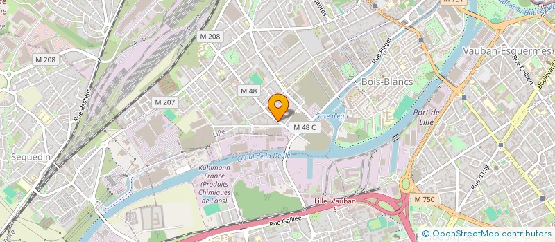 localisation de l'entreprise DARROW à LILLE