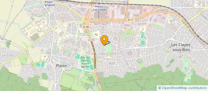 localisation de l'entreprise DARS 78 à PLAISIR