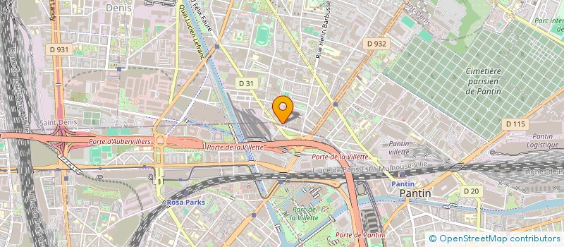 localisation de l'entreprise DARS FRANCE  AUBERVILLIERS