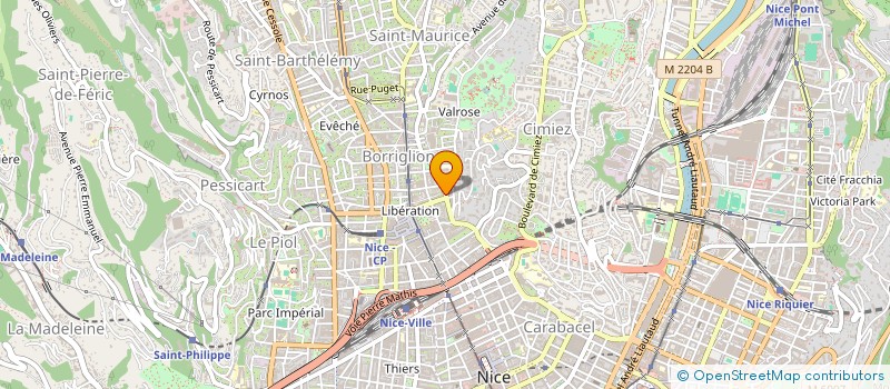 localisation de l'entreprise DARSE AZUR à NICE