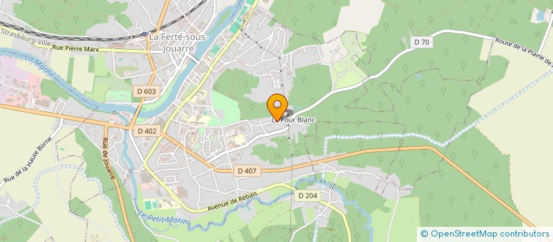 localisation de l'entreprise DARSELY CONSULTING à LA FERTE-SOUS-JOUARRE