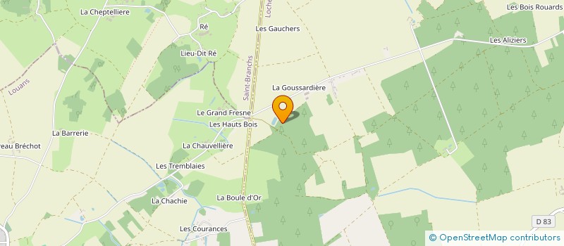 localisation de l'entreprise DARSIN  TAUXIGNY-SAINT-BAULD