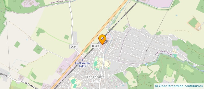 localisation de l'entreprise DARSOL  LES ESSARTS-LE-ROI