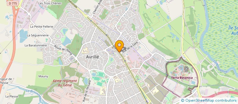 localisation de l'entreprise DARSONVAL-PASSEDOIT à AVRILLE