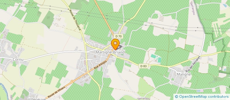 localisation de l'entreprise DART'S MART  TERRANJOU