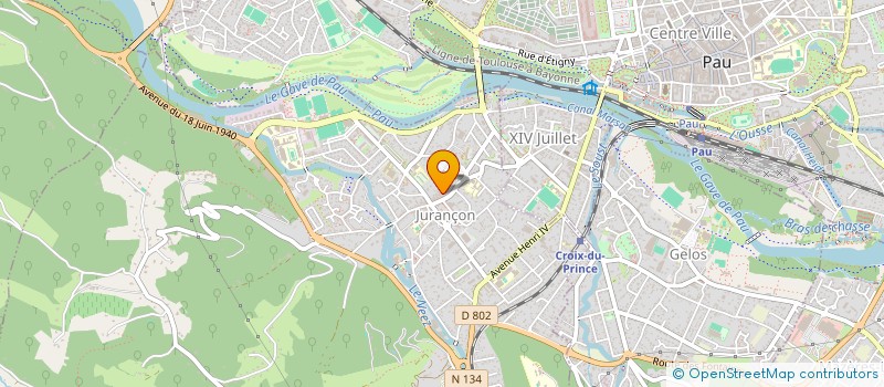 localisation de l'entreprise DARTAGNAN  GAN