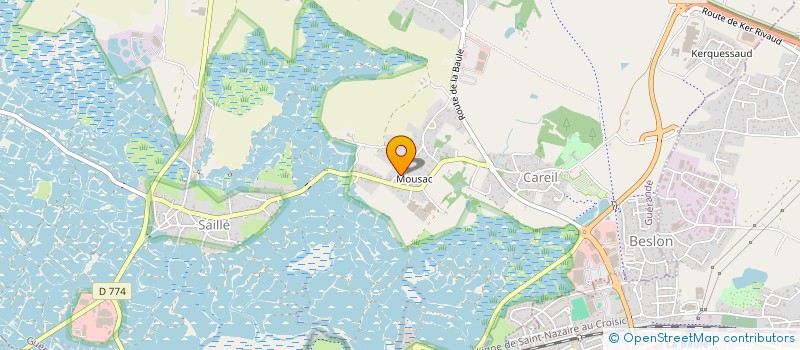 localisation de l'entreprise DARTAGNAN  GUERANDE