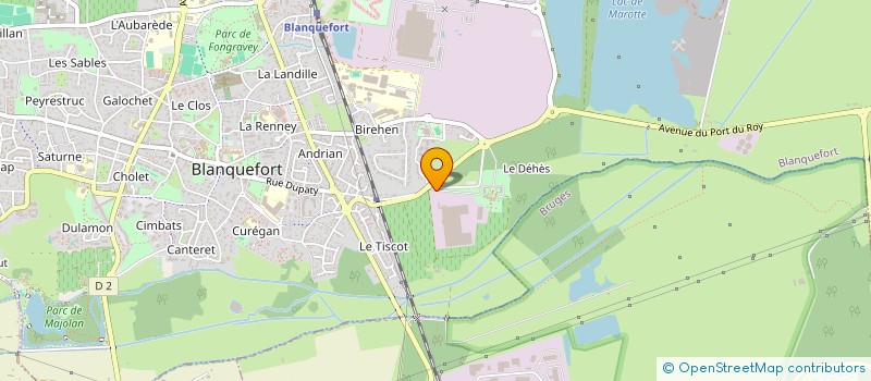 localisation de l'entreprise DARTESS à BLANQUEFORT
