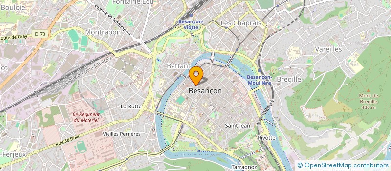 localisation de l'entreprise DARTEVELLE DIAGNOSTIC IMMOBILIER à BESANCON