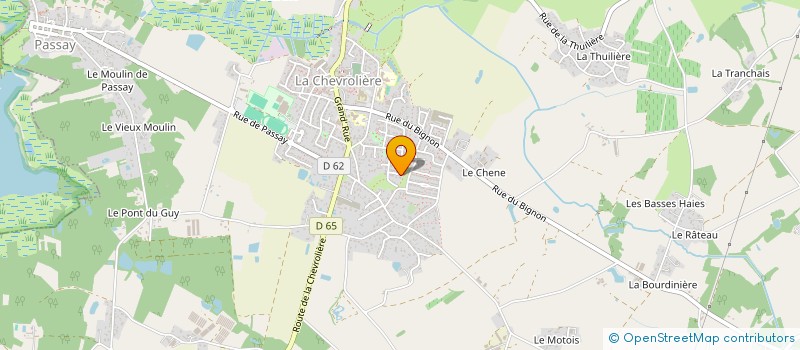 localisation de l'entreprise DARTHOIT COUVERTURE  LA CHEVROLIERE