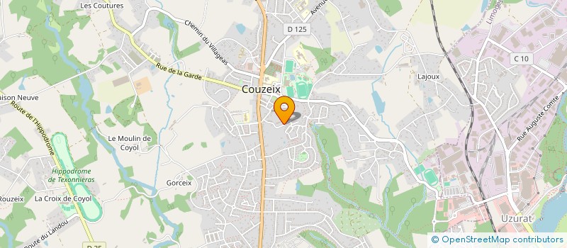 localisation de l'entreprise DARTHOU à COUZEIX