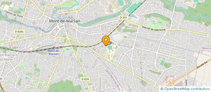 localisation de l'entreprise DARTHUTIN  MONT-DE-MARSAN