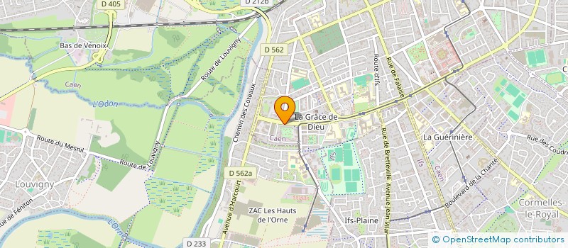 localisation de l'entreprise DARTOIS ET ASSOCIES à CAEN