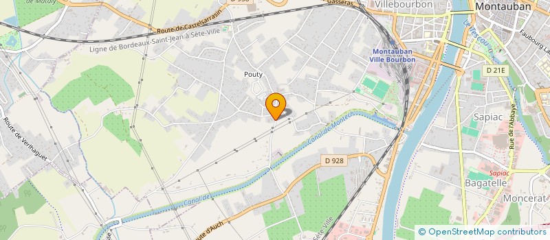 localisation de l'entreprise DARTOU  MONTAUBAN