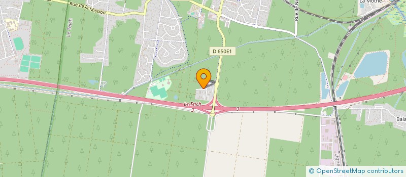 localisation de l'entreprise DARTS  LE TEICH