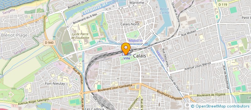localisation de l'entreprise DARTS CLUB DU CALAISIS à CALAIS