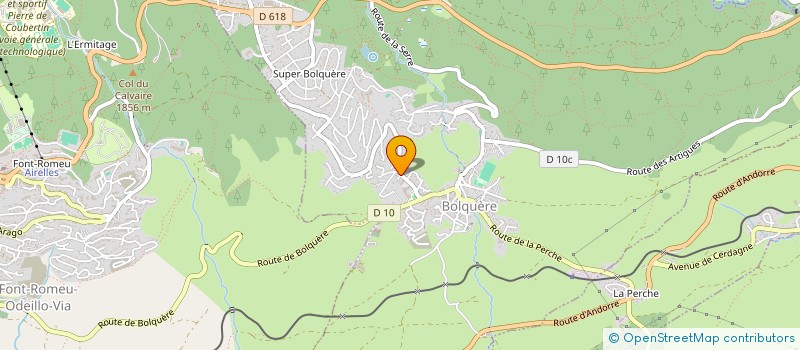 localisation de l'entreprise DARTS CLUB SUMMIT 66  BOLQUERE