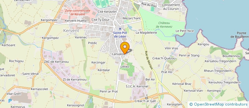 localisation de l'entreprise DARTS ELECTRA  SAINT-POL-DE-LEON