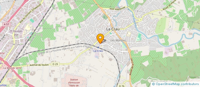 localisation de l'entreprise DARTS KNIGHTS  LA CRAU