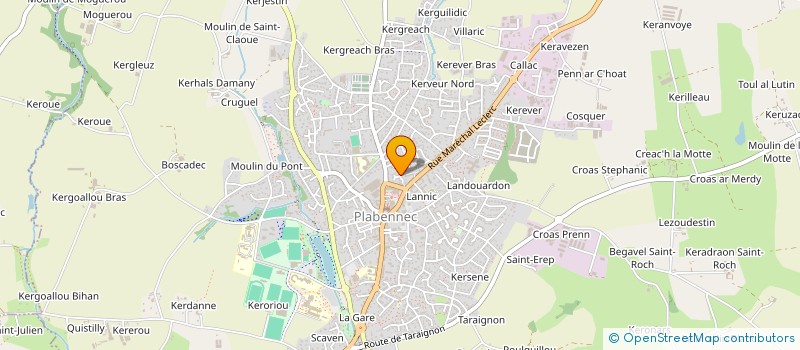 localisation de l'entreprise DARTS PLAB à PLABENNEC