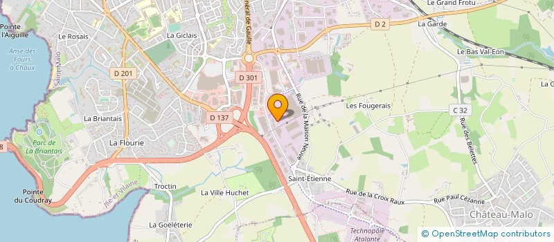 localisation de l'entreprise DARTSLIVE EUROPE  SAINT-MELOIR-DES-ONDES