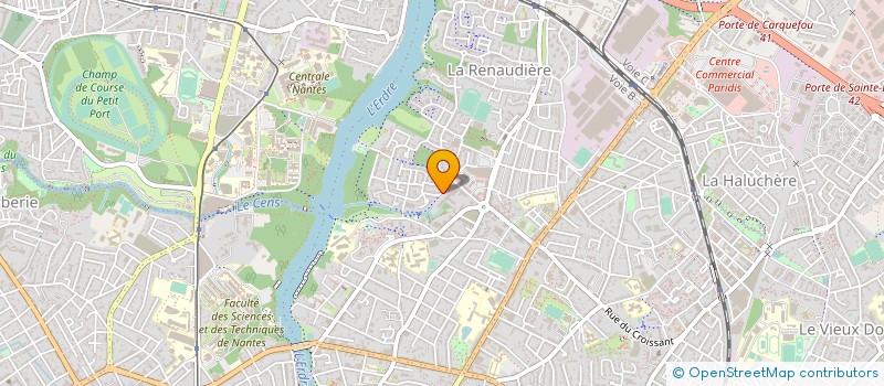 localisation de l'entreprise DARTY GRAND OUEST à NANTES