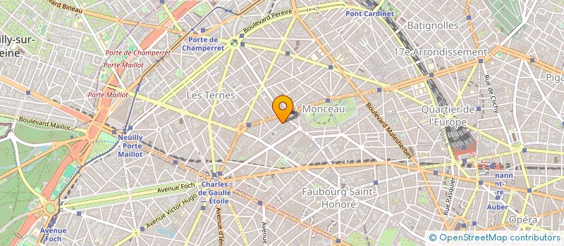 localisation de l'entreprise DARU PEREIRE  PARIS