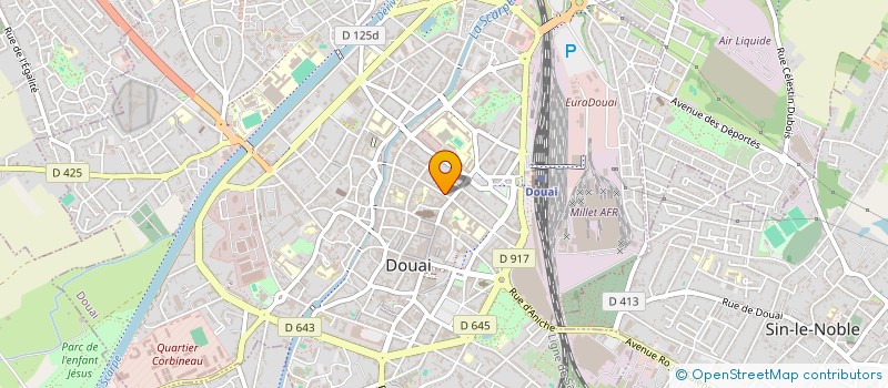 localisation de l'entreprise DARUMA à DOUAI