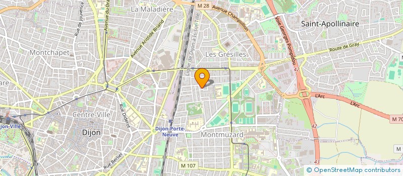 localisation de l'entreprise DARVAL à DIJON