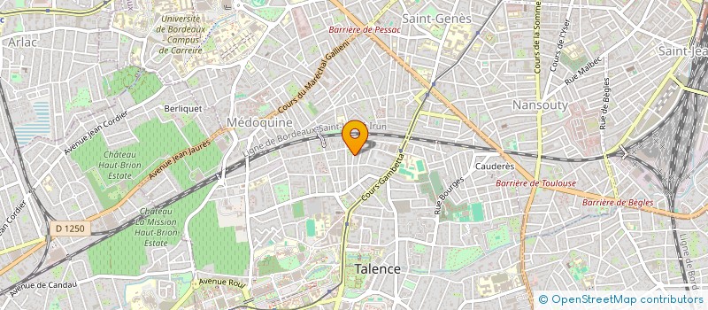 localisation de l'entreprise DARVANT  TALENCE