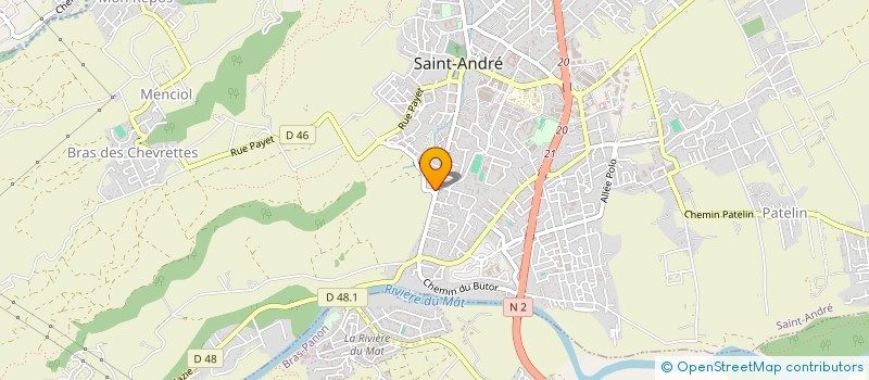 localisation de l'entreprise DARVIM à SAINT-ANDRE