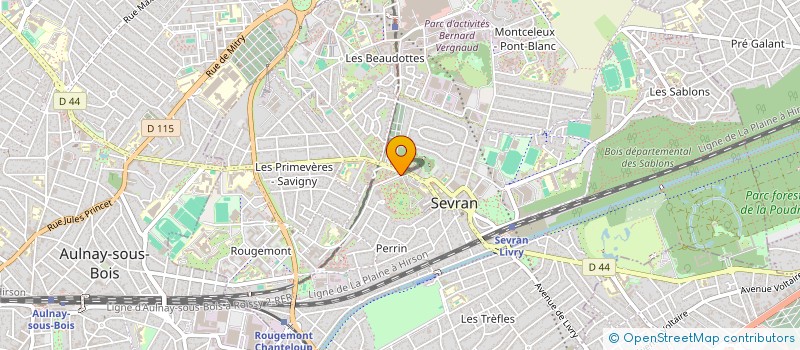 localisation de l'entreprise DARWIN à SEVRAN