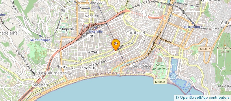 localisation de l'entreprise DARWIN AIRLINE à NICE