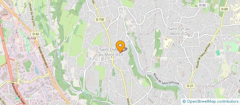 localisation de l'entreprise DARWIN BUSINESS SERVICES à SAINT-DIDIER-AU-MONT-D'OR