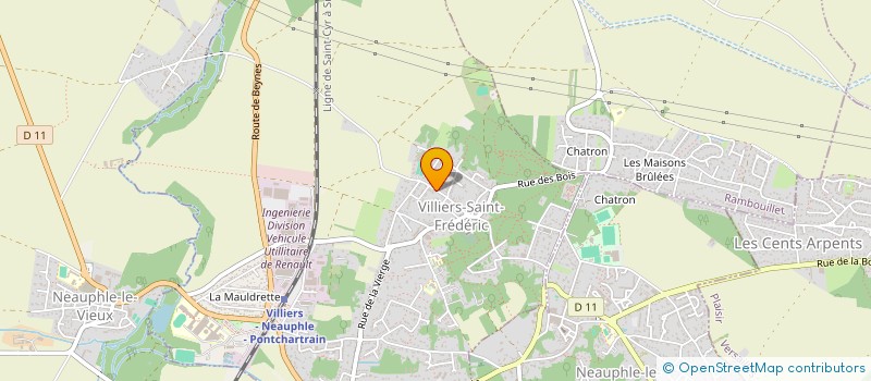 localisation de l'entreprise DARWIN III  VILLIERS-SAINT-FREDERIC