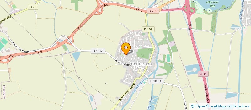 localisation de l'entreprise DARWINSSEN  COUTERNON