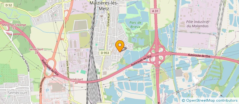 localisation de l'entreprise DARWYN  MAIZIERES-LES-METZ