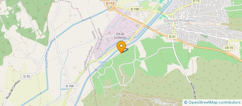 localisation de l'entreprise DARY SUD-EST à LANCON-PROVENCE