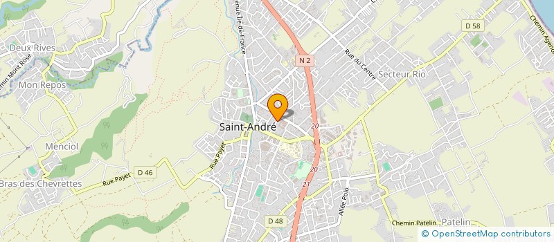 localisation de l'entreprise DARYE BAZAR à SAINT-ANDRE