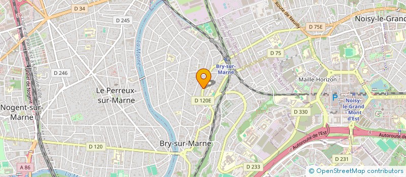 localisation de l'entreprise DAS 53 CONSEILS à BRY SUR MARNE