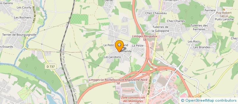 localisation de l'entreprise DAS à CHAMPNIERS