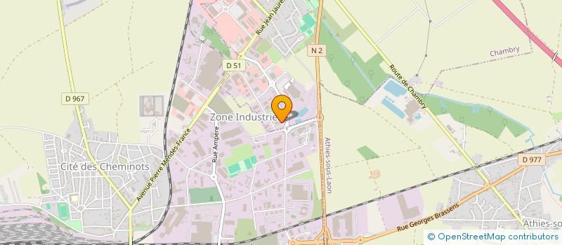 localisation de l'entreprise DAS AUTO 02 à CHAMBRY