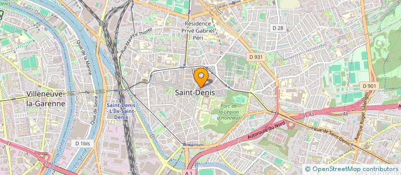 localisation de l'entreprise DAS CONSTRUCTION à SAINT-DENIS
