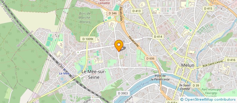 localisation de l'entreprise DAS CONSTRUCTION à LE MEE-SUR-SEINE