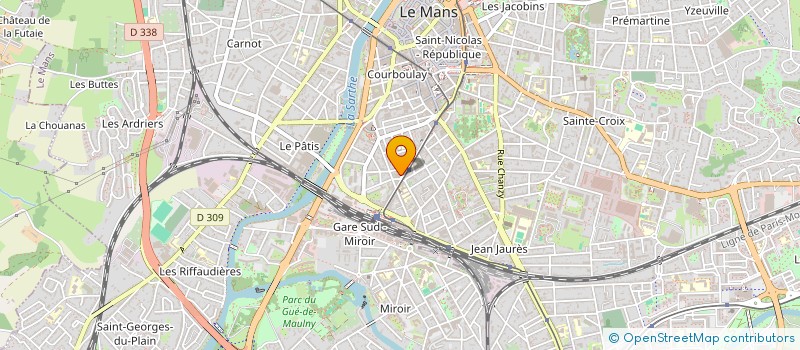 localisation de l'entreprise DAS DISTRIBUTION à LE MANS